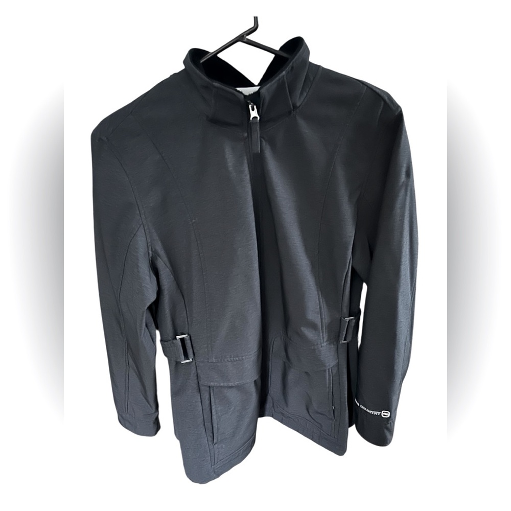 Free Country softshell jacket with detachable hood in gray size extra large